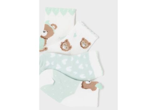 Mayoral Pack 4 καλτσάκια από οργανικό βαμβάκι mint 9592-051