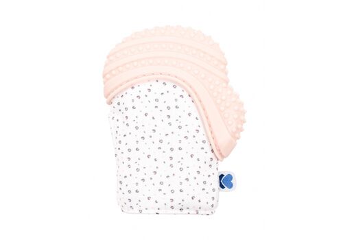 Kikka Boo Γάντι οδοντοφυΐας Μασητικό Σιλικόνης  Savanna Pink