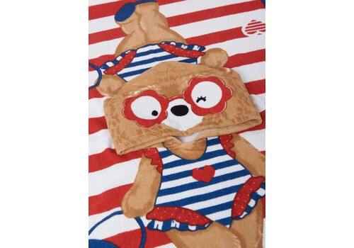 Mayoral Πετσέτα πόντσο με κουκούλα από βιώσιμο βαμβάκι 9309-028