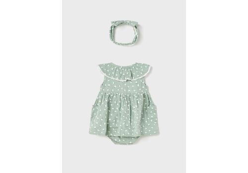 Mayoral Φόρεμα από βιώσιμο βαμβάκι με κορδέλα 1804-060