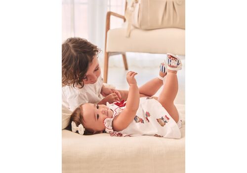 Mayoral Φόρεμα σταμπωτό από βαμβάκι με βρακάκι 1828-040