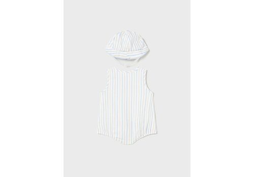 Mayoral Φορμάκι κοντό από βιώσιμο βαμβάκι με καπέλο 1613-094