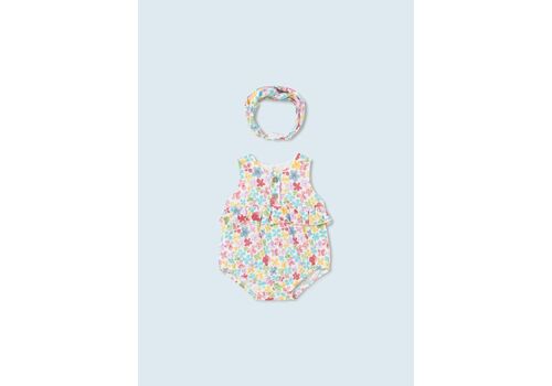 Mayoral Φορμάκι κοντό σταμπωτό με κορδέλα 1691-046