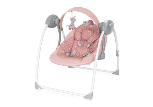 Ρηλάξ-Κούνια Ηλεκτρικό 2 σε 1 PORTOFINO Peach STARS