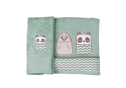 Σετ Πετσέτες Tiny Friends Λαδί Baby Star