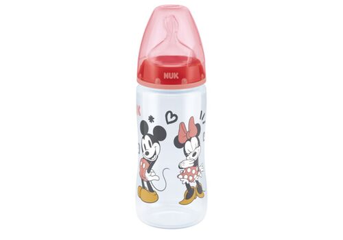 Nuk First Choice+ Disney Mickey Mouse  Μπιμπερό Θηλή Σιλικόνης 6-18m Μ2 300 ml