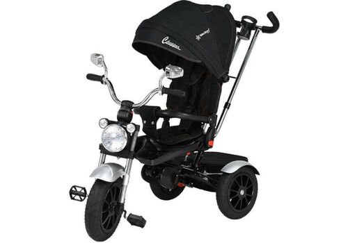 ΠΟΔΗΛΑΤΑΚΙ ΤΡΙΚΥΚΛΟ 360° CHOPPER 6ΙΝ1 BLACK BEBE STARS