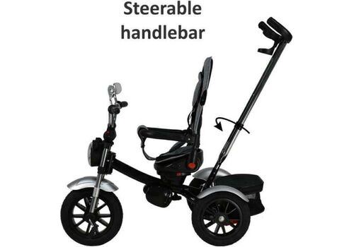 ΠΟΔΗΛΑΤΑΚΙ ΤΡΙΚΥΚΛΟ 360° CHOPPER 6ΙΝ1 BLACK BEBE STARS