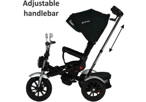 ΠΟΔΗΛΑΤΑΚΙ ΤΡΙΚΥΚΛΟ 360° CHOPPER 6ΙΝ1 BLACK BEBE STARS