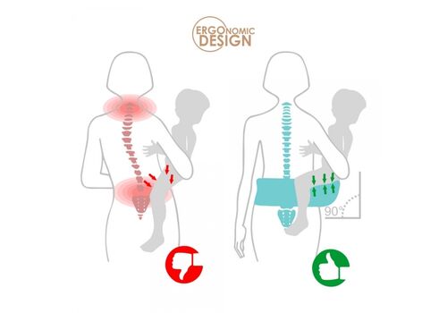 Μάρσιπος Lift & Go Dark Grey  Bebe Stars 221-186