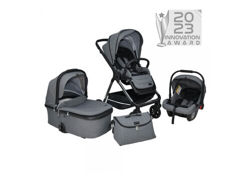 ΠΟΛΥΚΑΡΟΤΣΙ NAMMOS 3 IN 1 Grey Bebe Stars