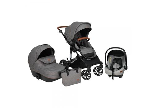 Πολυκαρότσι Belize 3σε1 Grey 390T-186 Πολυκαρότσι Belize 3σε1 Grey 390T-186