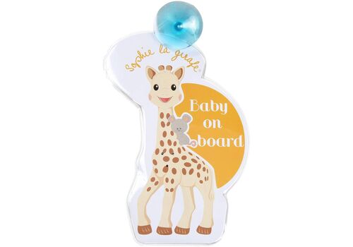 Σόφι καμηλοπάρδαλη Baby on Board σήμα με φωτάκια Σόφι καμηλοπάρδαλη Baby on Board σήμα με φωτάκια