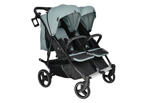 Καρότσι Διδύμων Double Trouble Petrol  Bebe Stars 7901-184