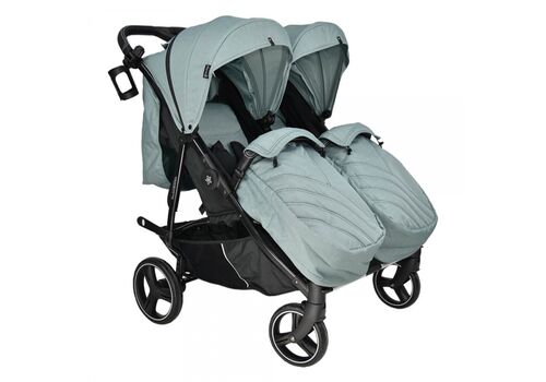 Καρότσι Διδύμων Double Trouble Petrol  Bebe Stars 7901-184