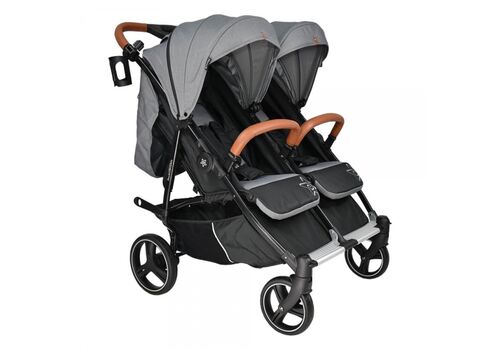 Καρότσι Διδύμων Double Trouble Grey Bebe Stars  7901-186 Καρότσι Διδύμων Double Trouble Grey Bebe Stars  7901-186