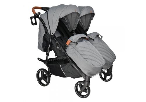 Καρότσι Διδύμων Double Trouble Grey Bebe Stars  7901-186 Καρότσι Διδύμων Double Trouble Grey Bebe Stars  7901-186