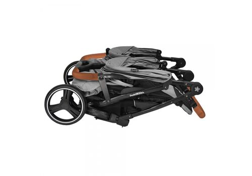 Καρότσι Διδύμων Double Trouble Grey Bebe Stars  7901-186 Καρότσι Διδύμων Double Trouble Grey Bebe Stars  7901-186