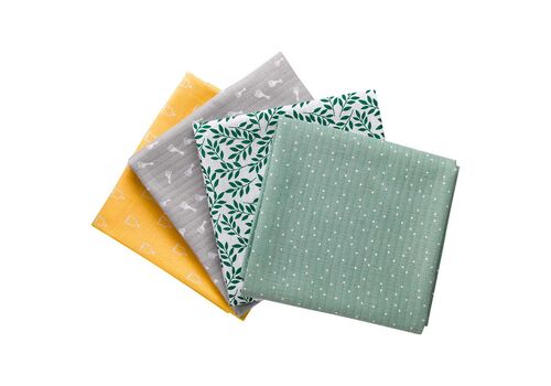 Σόφι καμηλοπάρδαλη Σετ 4 μουσελίνες 100% βαμβακερές