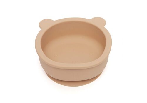 Petit Monkey – Μπολ σιλικόνης Bear Honey Peach