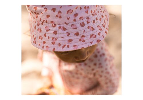 Swim Essentials Βαμβακερό καπέλο με προστασία UPF50+ "Old Pink Leopard" 1-2 years Swim Essentials Βαμβακερό καπέλο με προστασία UPF50+ "Old Pink Leopard" 1-2 years