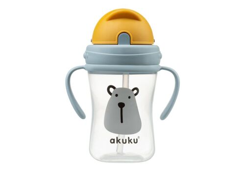 Ποτηράκι με καλαμάκι 300 ml Bear