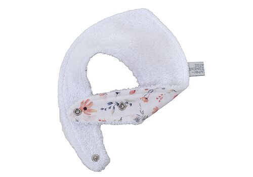 Βρεφική Σαλιάρα-Μπαντάνα Salmon Daisy