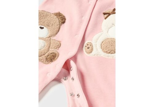 Mayoral Φορμάκι βελούδο για Νεογέννητο ροζ  02740-039