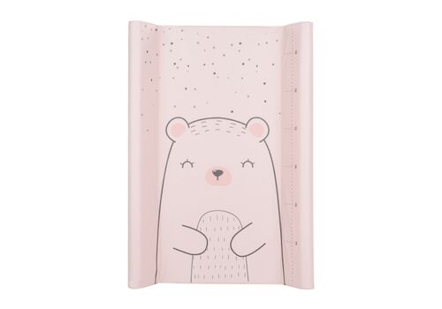 Kikka Boo Σκληρή Αλλαξιέρα με Κάλυμμα Bear With Me από Πλαστικό Pink 50x80cm