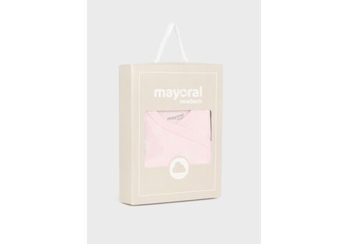 Mayoral Σετ 2 κορμάκια βαμβάκι BCI Νεογέννητο κορίτσι 2733-017