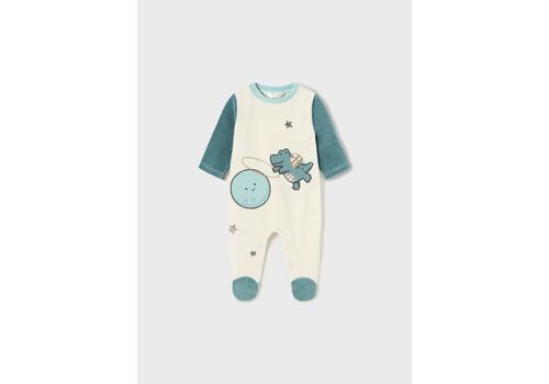 Mayoral Σετ 2 φορμάκια βελούδο από βαμβάκι BCI Νεογέννητο 2753-045