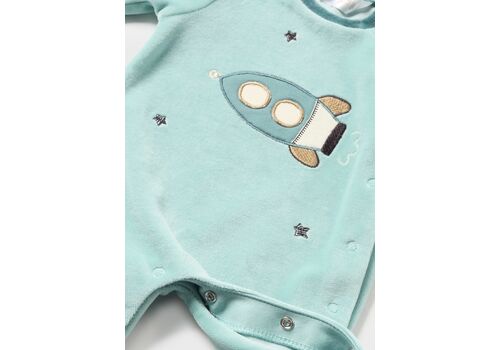 Mayoral Σετ 2 φορμάκια βελούδο από βαμβάκι BCI Νεογέννητο 2753-045