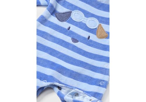 Mayoral Σετ 2 φορμάκια  βελούδο από βαμβάκι BCI Νεογέννητο σιελ 2753-047 Mayoral Σετ 2 φορμάκια  βελούδο από βαμβάκι BCI Νεογέννητο σιελ 2753-047