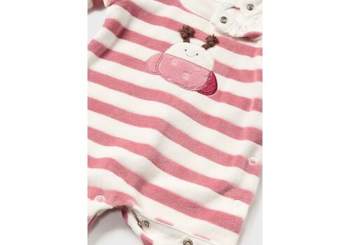 Mayoral Σετ 2 φορμάκια βελούδο από βαμβάκι BCI Νεογέννητο κορίτσι 2738-011